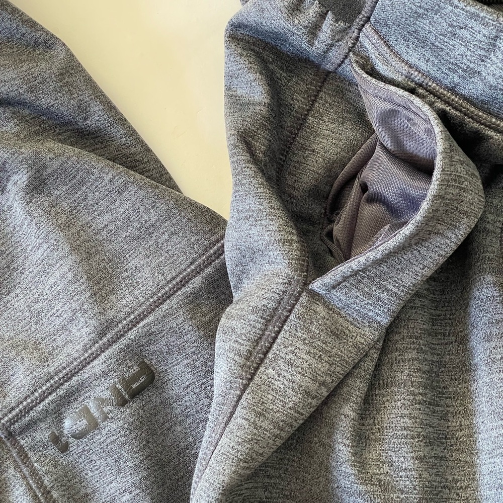 AND1 Men's Fleece Basketball Training Joggers Gray Athletic Gym Sweatpants Sz S - Picture 6 of 12